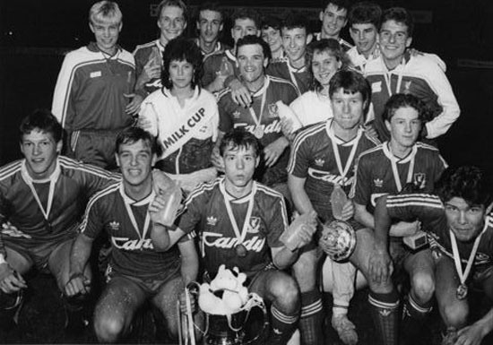 Steve McManaman Among Liverpool 1988 Winners
