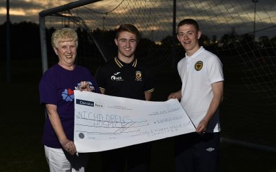 Presentation to Children’s Hospice from Dale Farm Milk Cup