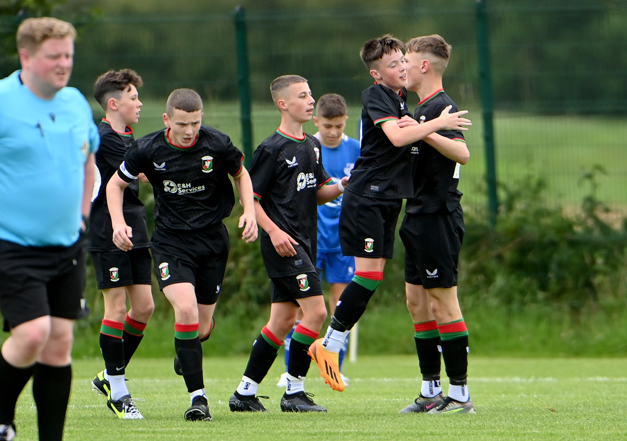 Monday 24th July 2023
Supercup NI 2023 

Minor match between Glentoran and Loughgall at Clough

Glentorans Cillian Murray celebrates scoring 

Mandatory Credit :Stephen Hamilton /Presseye
