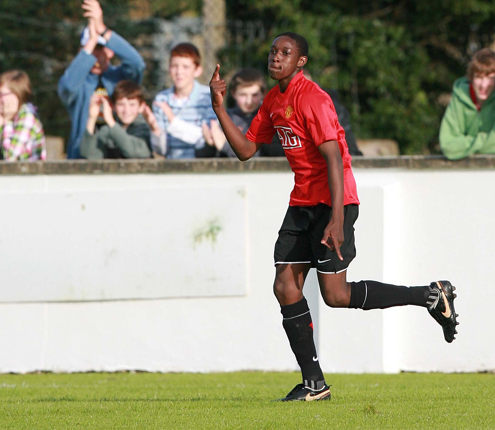 DANIEL WELBECK, MAN UTD CELEBRATES SCORING AGAINST SOUTH COAST BAYERN
PIC  RUSSELL PRITCHARD/PRESSEYE