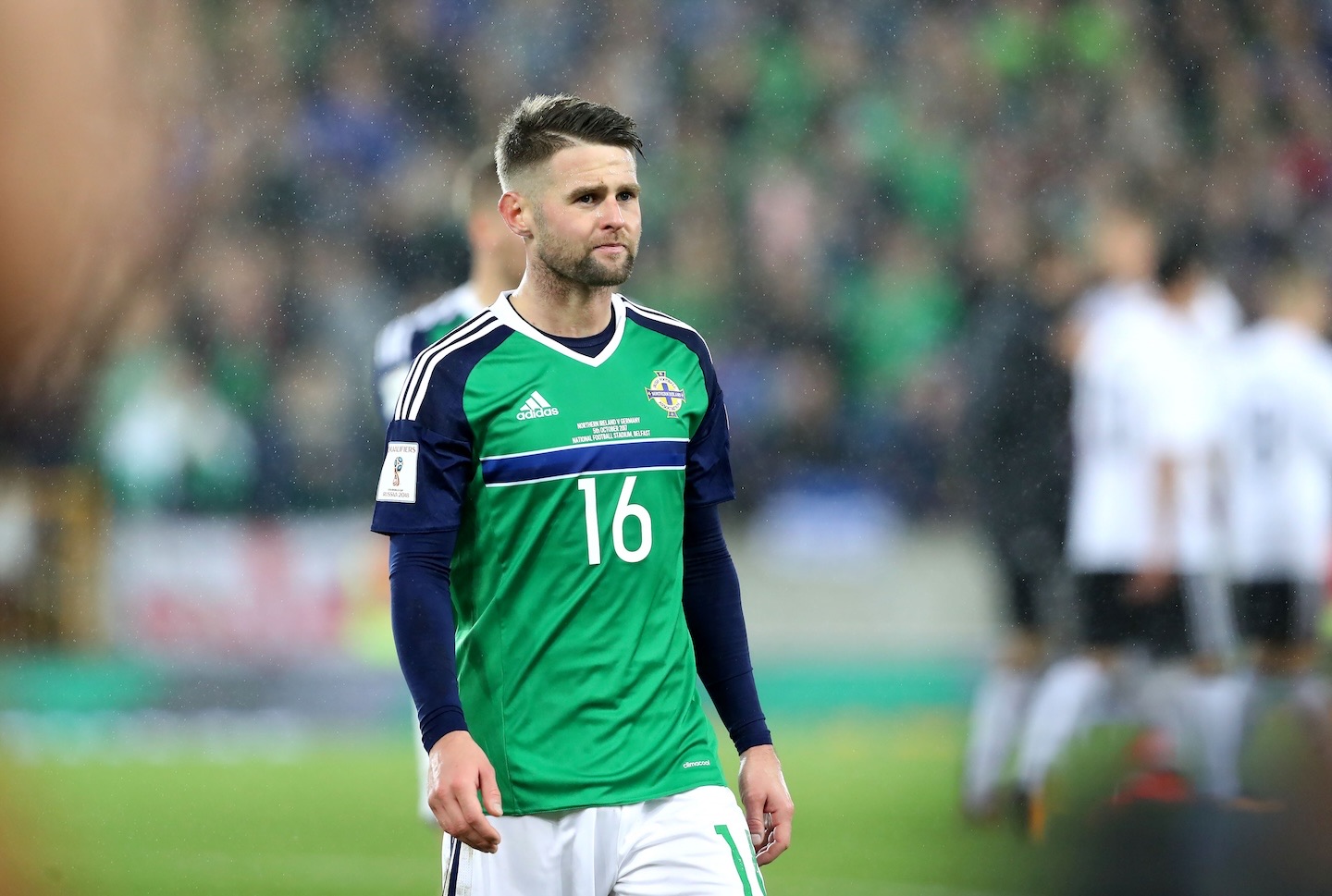 Press Eye - Belfast -  Northern Ireland - 05th October 2017 - Photo by William Cherry/Presseye

Northern Ireland's Oliver Norwood after Thursdays World Cup Qualifier at the National Football Stadium at Windsor Park, Belfast.   Photo by William Cherry/Presseye